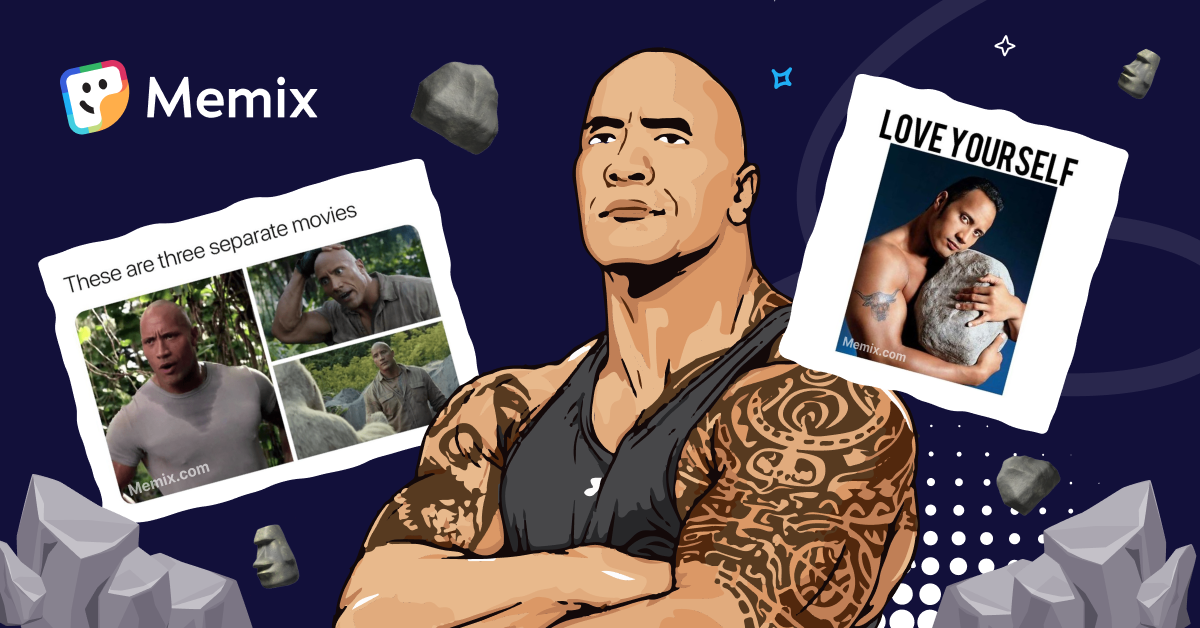 Meme icons: The Rock – Memix